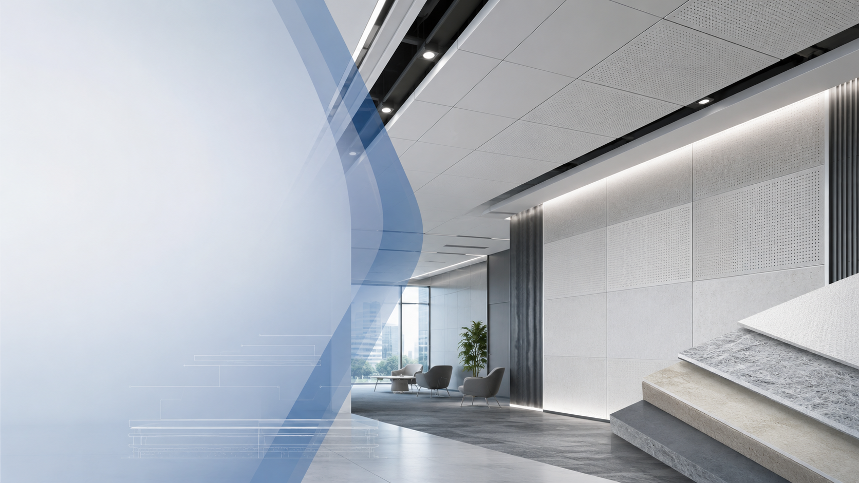 Fiberglass Facer Directions for Acoustic Ceiling & Wall Systems