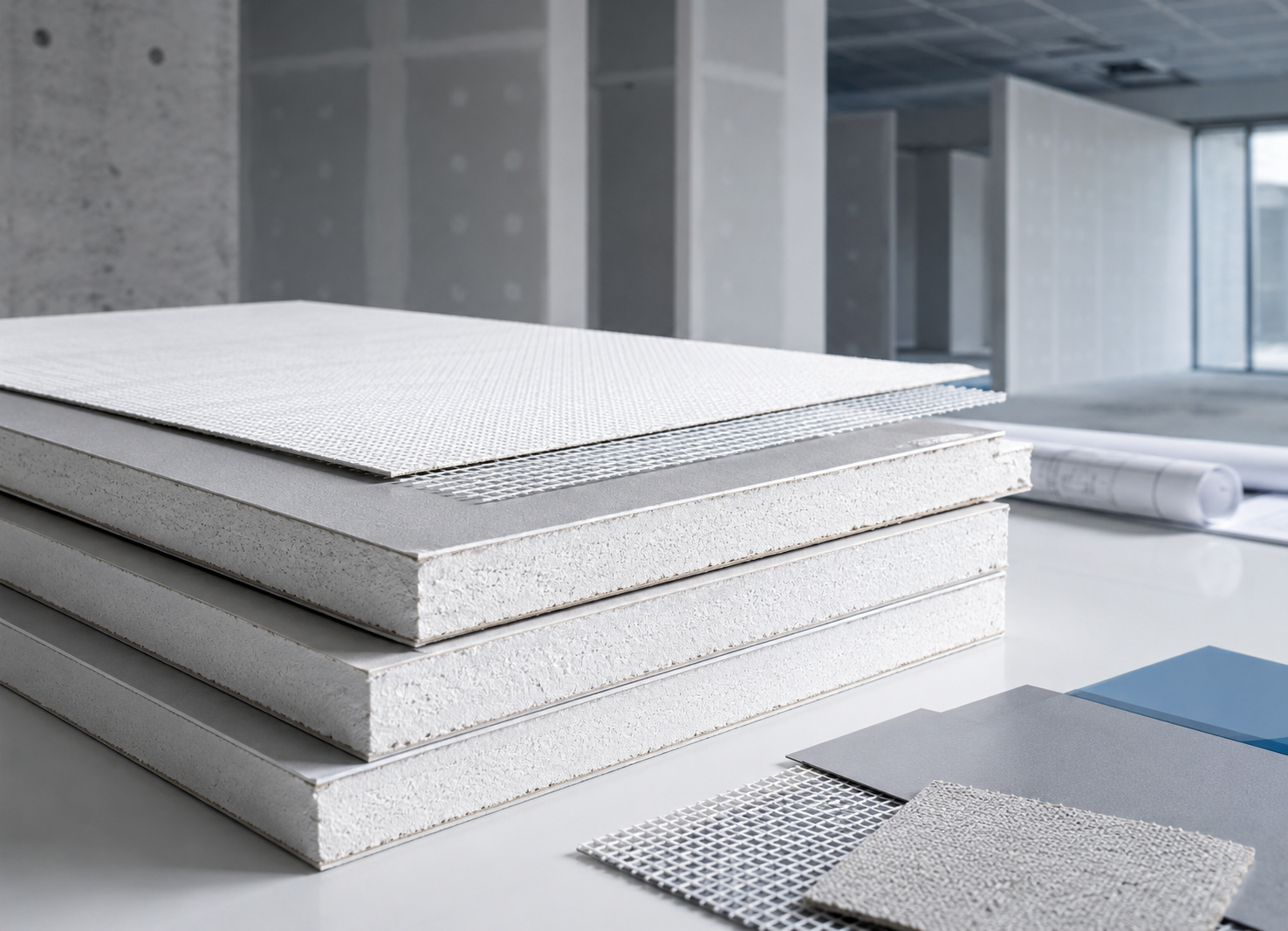 Application review visual for gypsum board facer directions
