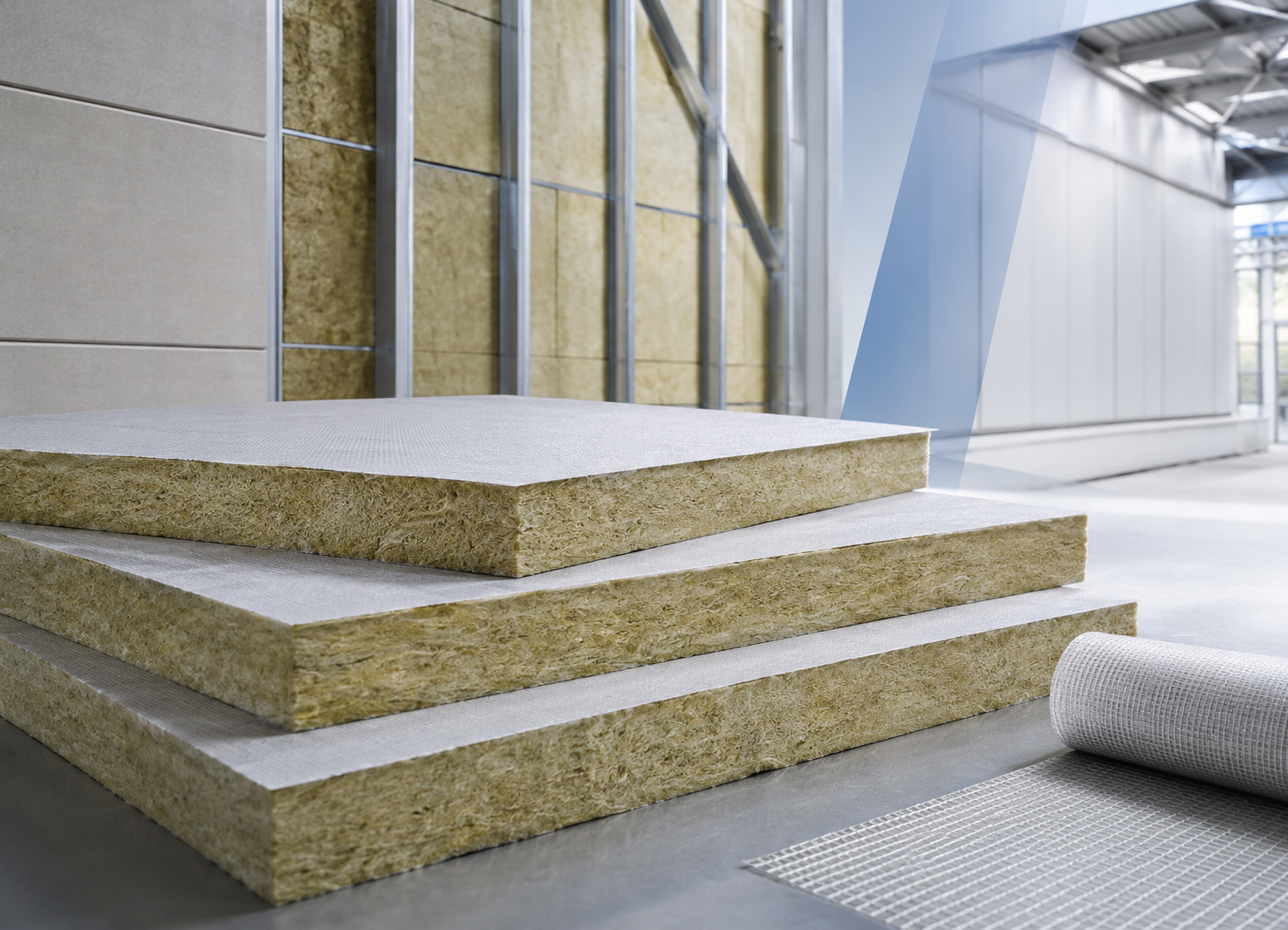 Application review visual for mineral wool insulation facer directions