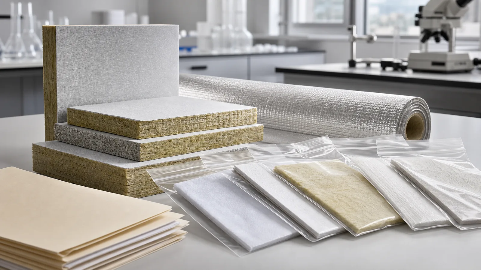 Thermal insulation facer sample reviewed for fluorine-free direction and PFAS evidence boundary questions.