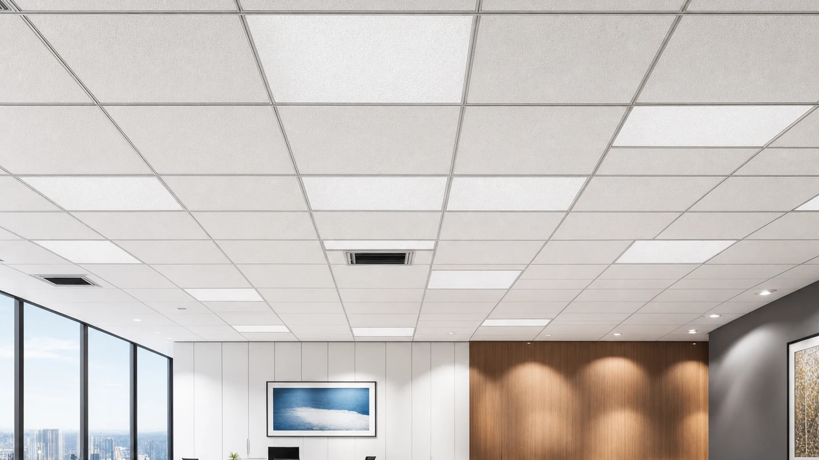 Sanded Acoustic Facing application visual
