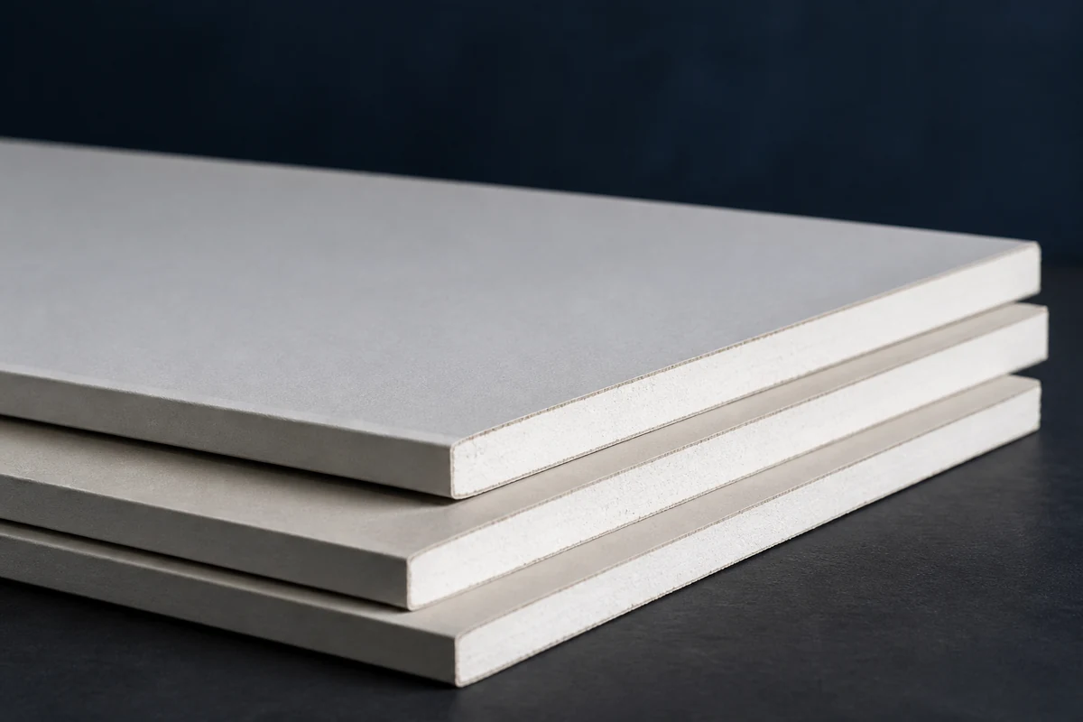 Gypsum board facer material direction options for review