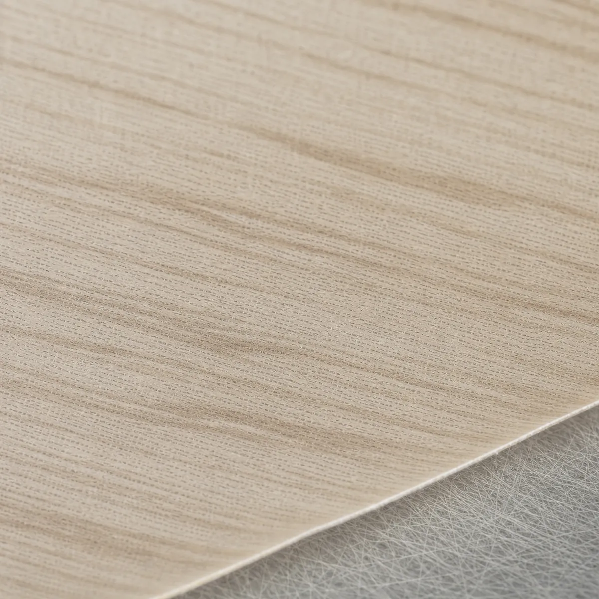 Close-up showing the surface texture of High-Definition Wood-Look Decorative Glass Facing.