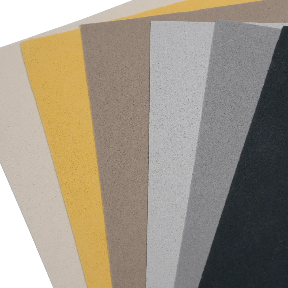 Product sample showing the surface texture of Color Acoustic Facer.