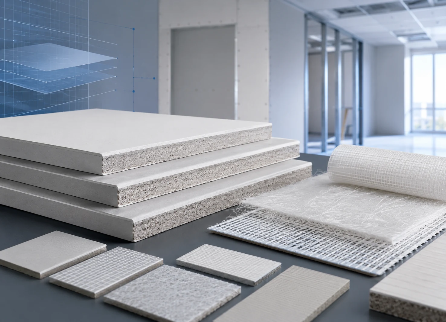 Gypsum board reinforced facing review visual