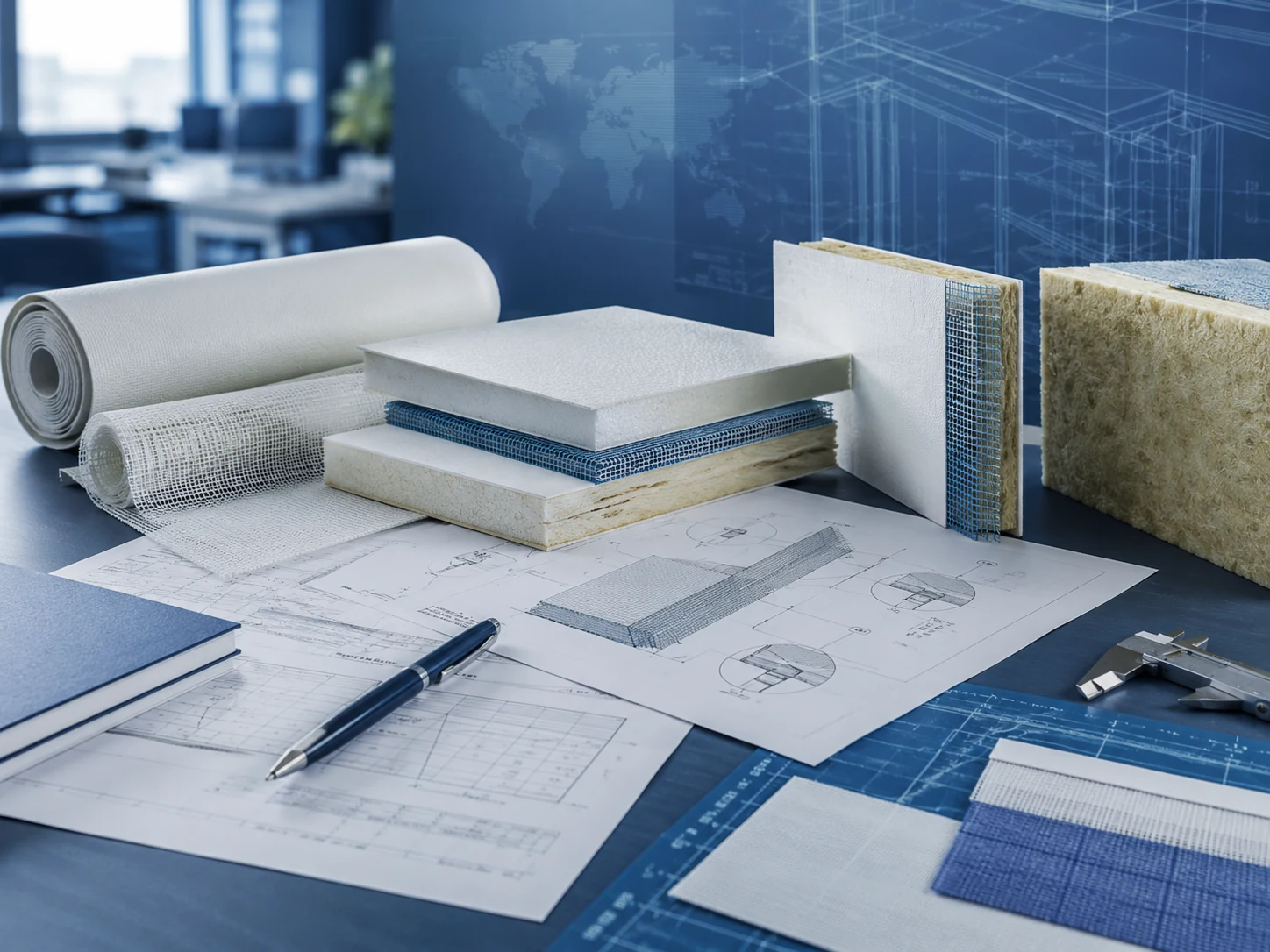 GRECHO fiberglass facer technical review support with board samples and documents