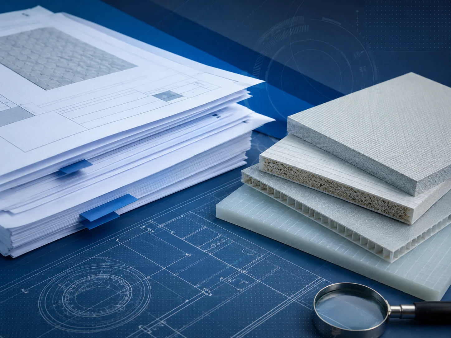 Document access stage review for fiberglass facer materials
