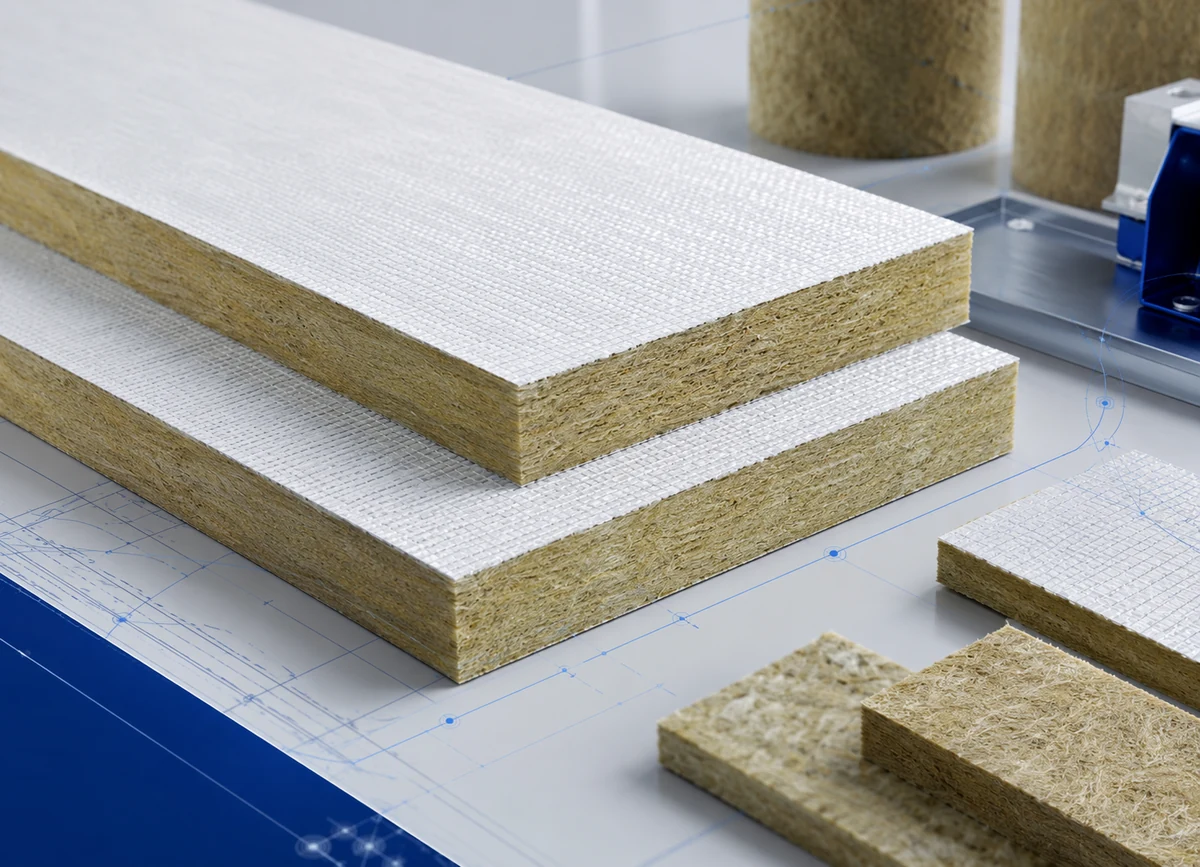 Mineral wool insulation board application image for fiberglass facer direction review